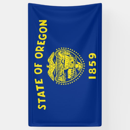 Oregon Flag Spandoek (Verticaal)