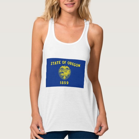 Oregon Flag Tanktop (Voorkant)