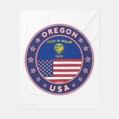 Oregon Fleece Deken (Voorkant)