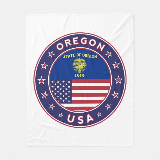 Oregon Fleece Deken (Voorkant)