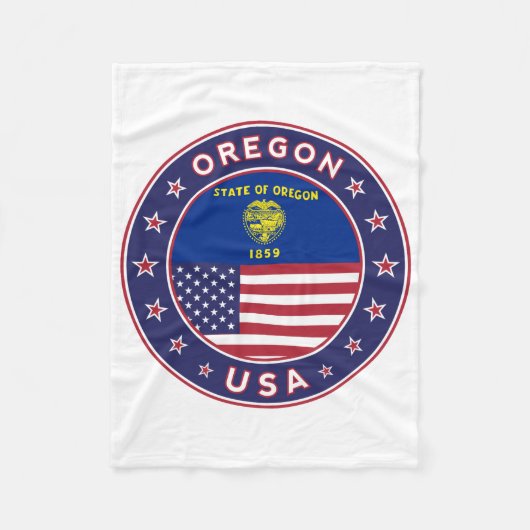 Oregon Fleece Deken (Voorkant)