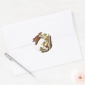 Oregon Flying Squirrel (Pteromys Origonensis) Ronde Sticker (Envelop)