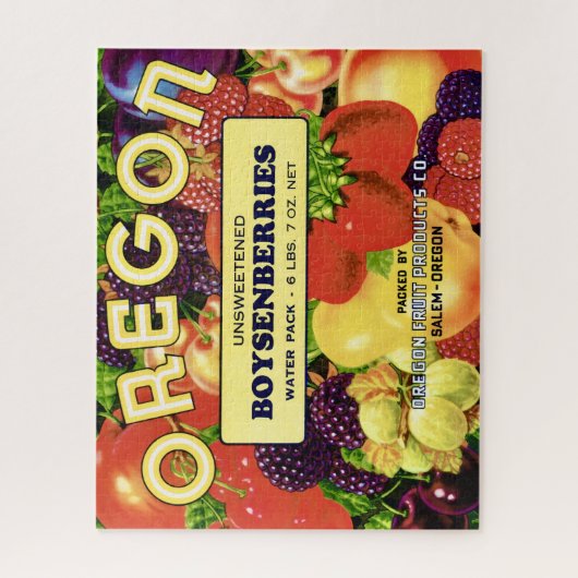 Oregon Fruit 11x14 legpuzzel (Verticaal)