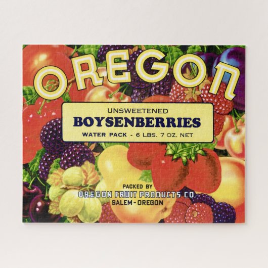 Oregon Fruit 11x14 legpuzzel (Horizontaal)
