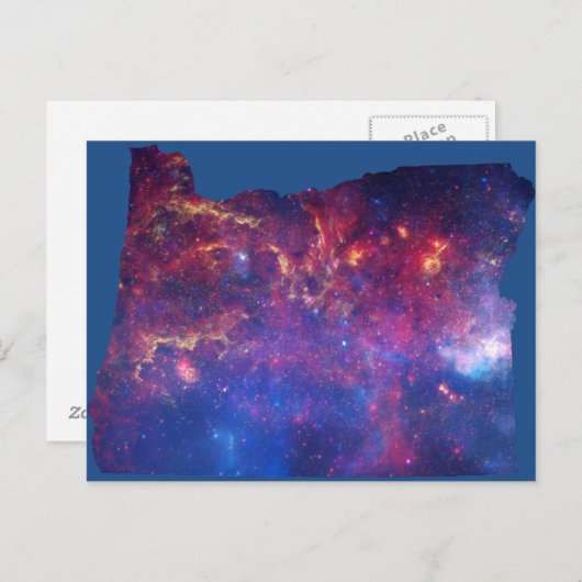 Oregon Galaxy Print Briefkaart (Voorkant / Achterkant)
