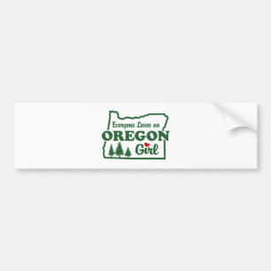 Oregon Girl Bumpersticker