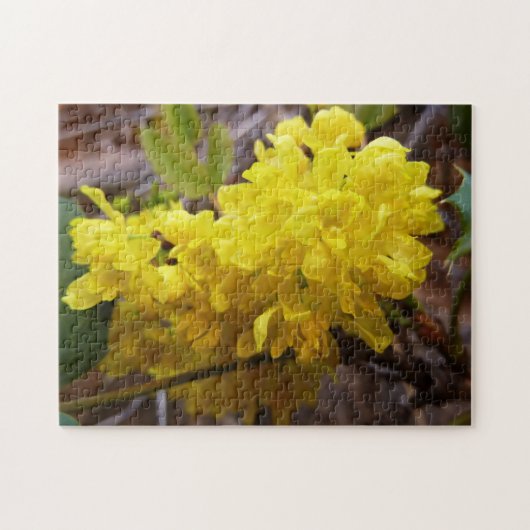 Oregon Grape Flowers Yellow Wildbloemen Legpuzzel (Horizontaal)