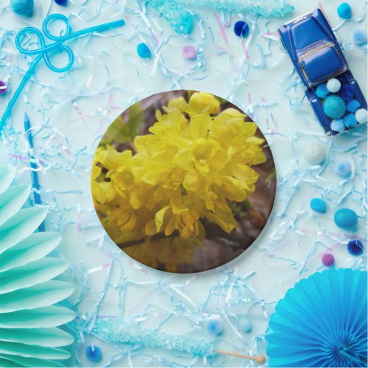 Oregon Grape Flowers Yellow Wildbloemen Papieren Bordje (Feest)