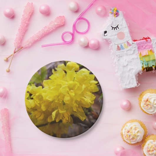 Oregon Grape Flowers Yellow Wildbloemen Papieren Bordje (Feest)