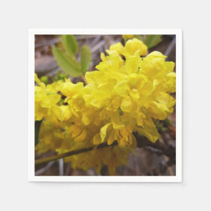 Oregon Grape Flowers Yellow Wildbloemen Servet