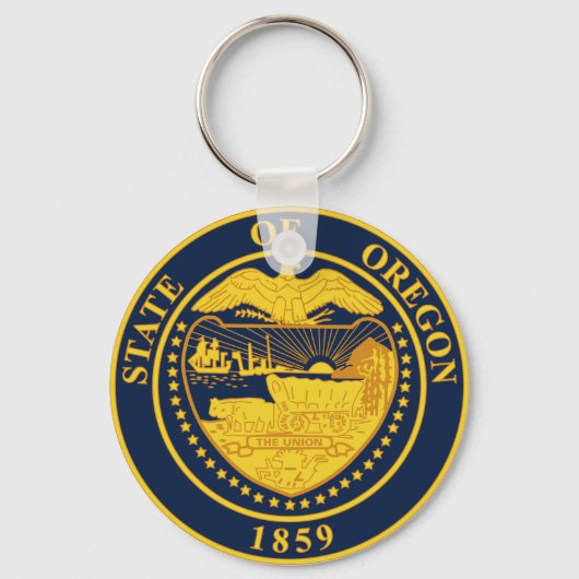 Oregon Great Seal Sleutelhanger (Voorkant)