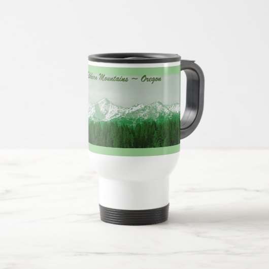 Oregon Green Elkhorn Travel Mug Reisbeker (Voorkant rechts)