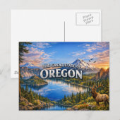 Oregon Greetings Postcard Briefkaart (Voorkant / Achterkant)