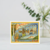Oregon Greetings uit de Verenigde Staten Briefkaart (Staand voorkant)
