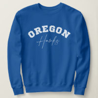 Oregon Hawks Dames Crew Nek Sweatshirt