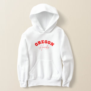 Oregon Hawks Rood Kinder sweatshirt