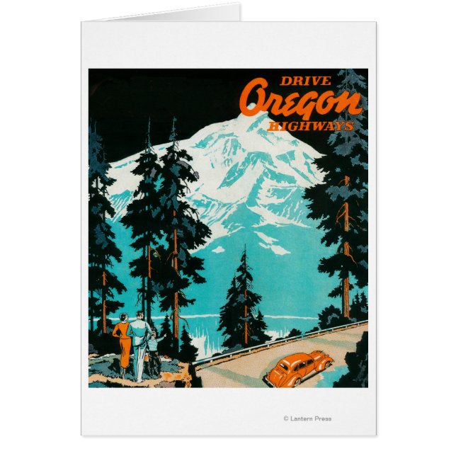 Oregon Highways Adverteren Poster (Voorkant)