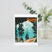 Oregon Highways Adverteren Poster Briefkaart (Staand voorkant)