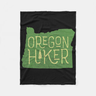 Oregon Hiker Buitenshuis Klik Retro Wandelavontuur Fleece Deken