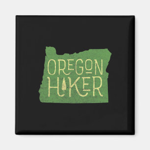 Oregon Hiker Buitenshuis Klik Retro Wandelavontuur Magneet