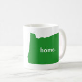 Oregon Home State Green Koffiemok (Voorkant rechts)