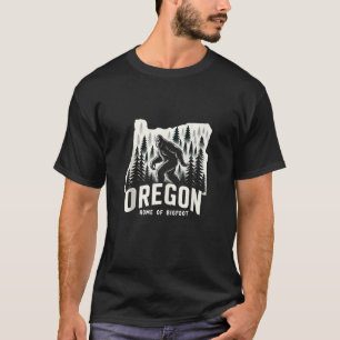 Oregon Huis van Bigfoot Squatch Squatch Hunting T T-shirt