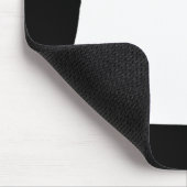 Oregon in wit en zwart muismat (Hoek)