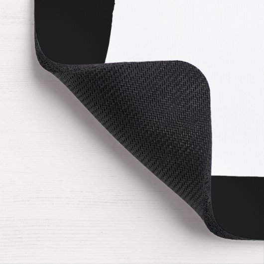 Oregon in wit en zwart muismat (Hoek)