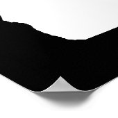 Oregon in wit en zwart poster (Hoek)