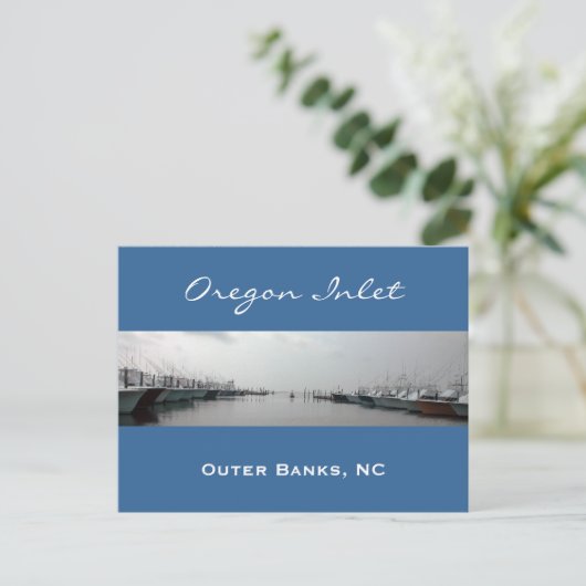 Oregon Inlet Briefkaart (Staand voorkant)