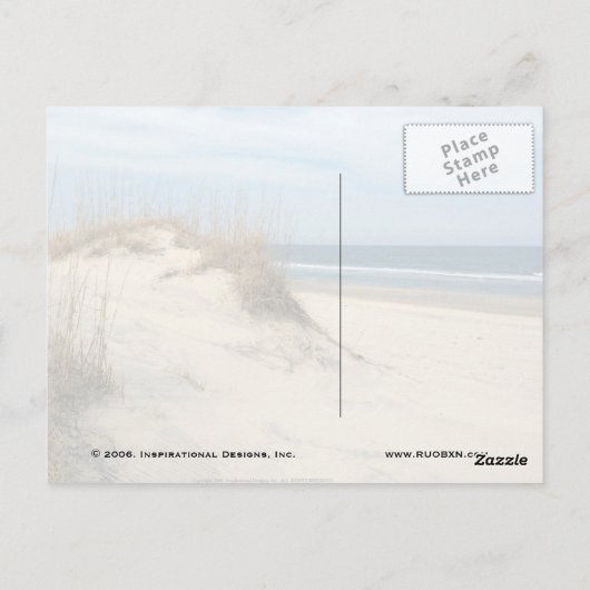 Oregon Inlet Briefkaart (Achterkant)