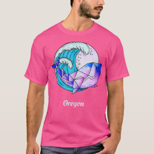 Oregon Japanse schildervis Geometric Orca Killer W T-shirt