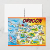 Oregon Kaart (Voorkant / Achterkant)