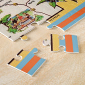 Oregon Kaart Jigsaw Puzzel (Zijkant)