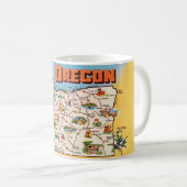  Oregon Kaart Mok (Voorkant rechts)