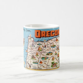 Oregon Kaart Mok