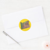 Oregon Kaart Sticker (Envelop)