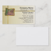 Oregon Kaart Visitekaartje (Voorkant / Achterkant)