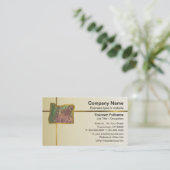 Oregon Kaart Visitekaartje (Staand voorkant)