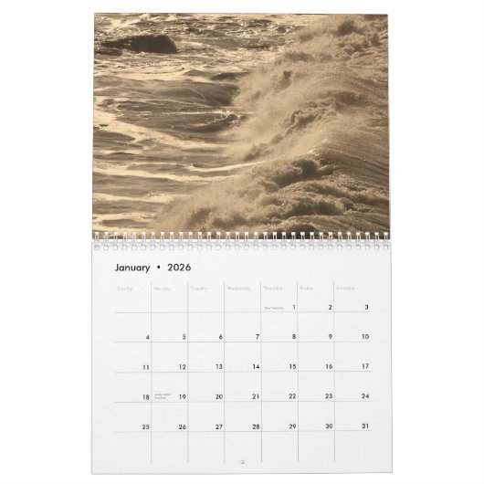 Oregon Kalender (Jan 2026)