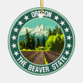 Oregon Keramisch Ornament (Voorkant)