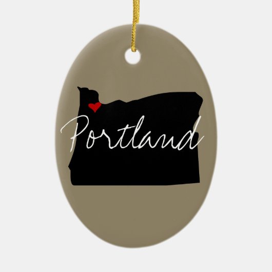 Oregon Keramisch Ornament (Voorkant)