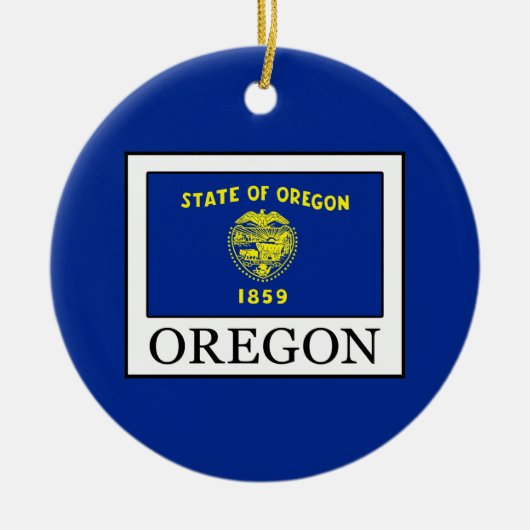 Oregon Keramisch Ornament (Voorkant)