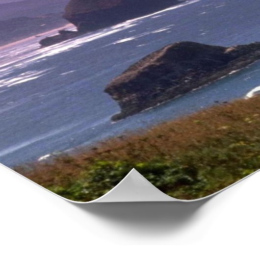 Oregon kust, Ecola State Park, Oregon Poster (Hoek)