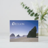 Oregon kust met rotsformaties briefkaart (Staand voorkant)