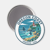 Oregon kust VS Magneet (Voorkant / Achterkant)