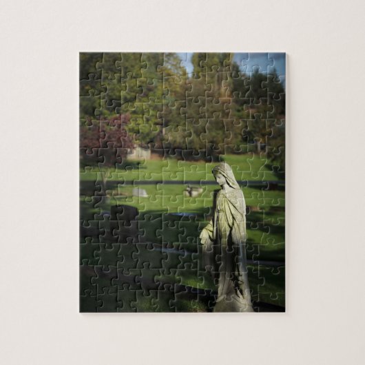Oregon, Lake Oswego, Oswego Pioneer begraafplaats Legpuzzel (Verticaal)