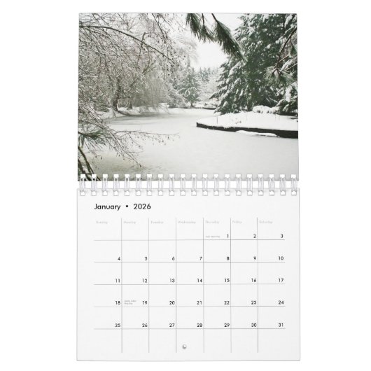 Oregon Landscape Calendar Kalender (Jan 2026)