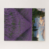 Oregon Lavender Field die de Hood van de Band over Legpuzzel (Horizontaal)