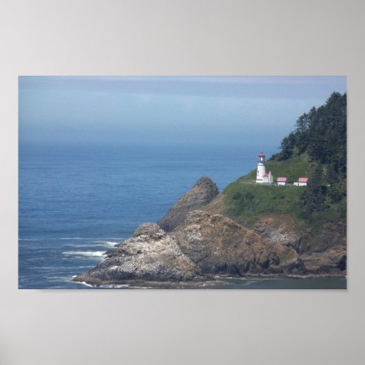 Oregon Lighthouse Poster (Voorkant)